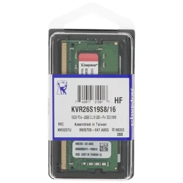 Оперативная память 16 Gb 2666 MHz Kingston (KVR26S19S8/16)