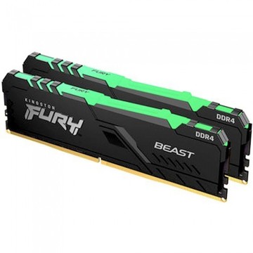 Оперативная память 32 Gb 3200 MHz Kingston FURY BEAST Black RGB (KF432C16BBAK2/32)
