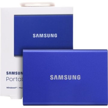 Внешний SSD Samsung 1000 Gb T7 Blue (MU-PC1T0H/WW)