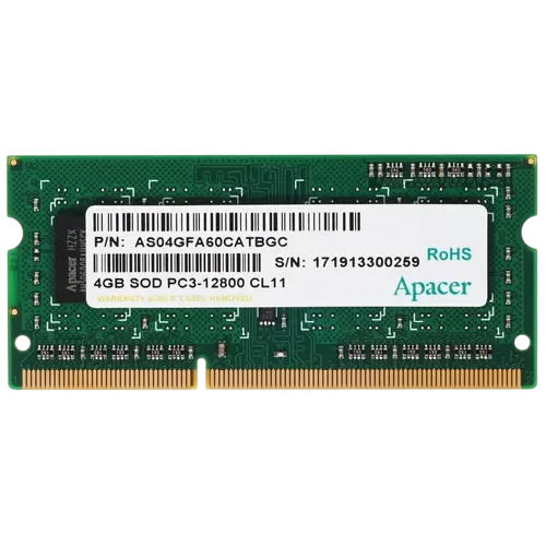 Оперативная память 4 Gb 1600 MHz Apacer (DS.04G2K.KAM)