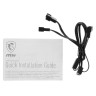 Комплект вентиляторов для корпуса MSI MAG MAX F12A-3H ARGB OE3-7G09F04-W57