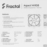 Комплект вентиляторов для корпуса Fractal Design ASPECT 14 Black Frame RGB FD-F-AS1-1407 PWM