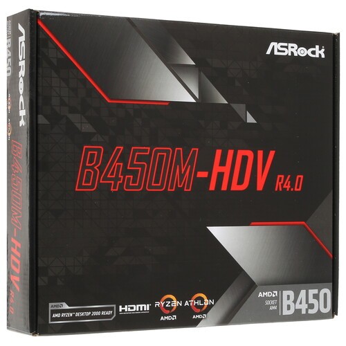 Материнская плата ASRock B450M-HDV R4.0