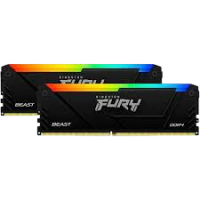Оперативная память 16 Gb 3600 MHz Kingston FURY Beast RGB XMP Black (KF436C17BB2AK2/16)