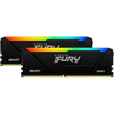 Оперативная память 16 Gb 3600 MHz Kingston FURY Beast RGB XMP Black (KF436C17BB2AK2/16)