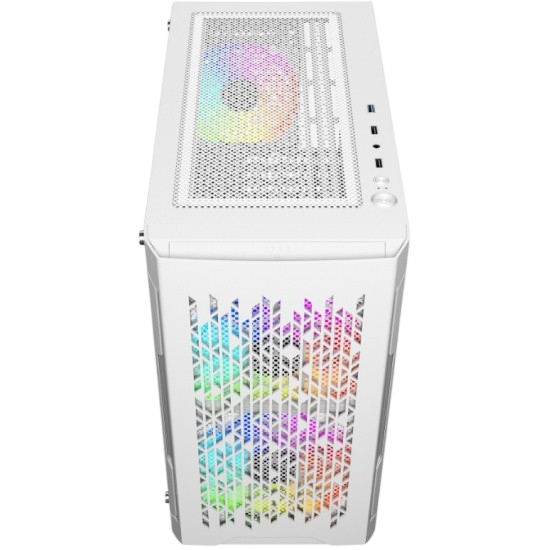 Компьютерный корпус Powercase Mistral Micro D3W TG ARGB PWM White (CMMDW-A3)