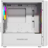 Компьютерный корпус Powercase Mistral Micro D3W TG ARGB PWM White (CMMDW-A3)