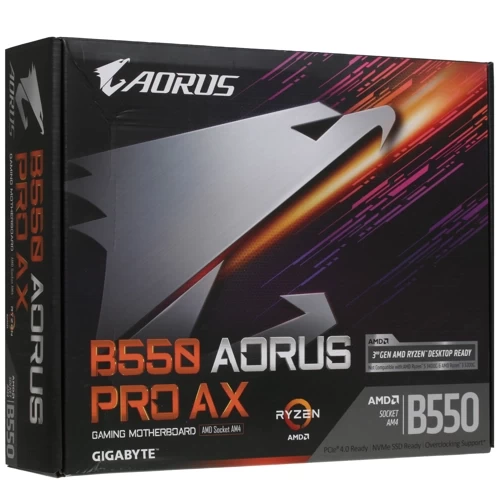Материнская плата GIGABYTE B550 AORUS PRO AX