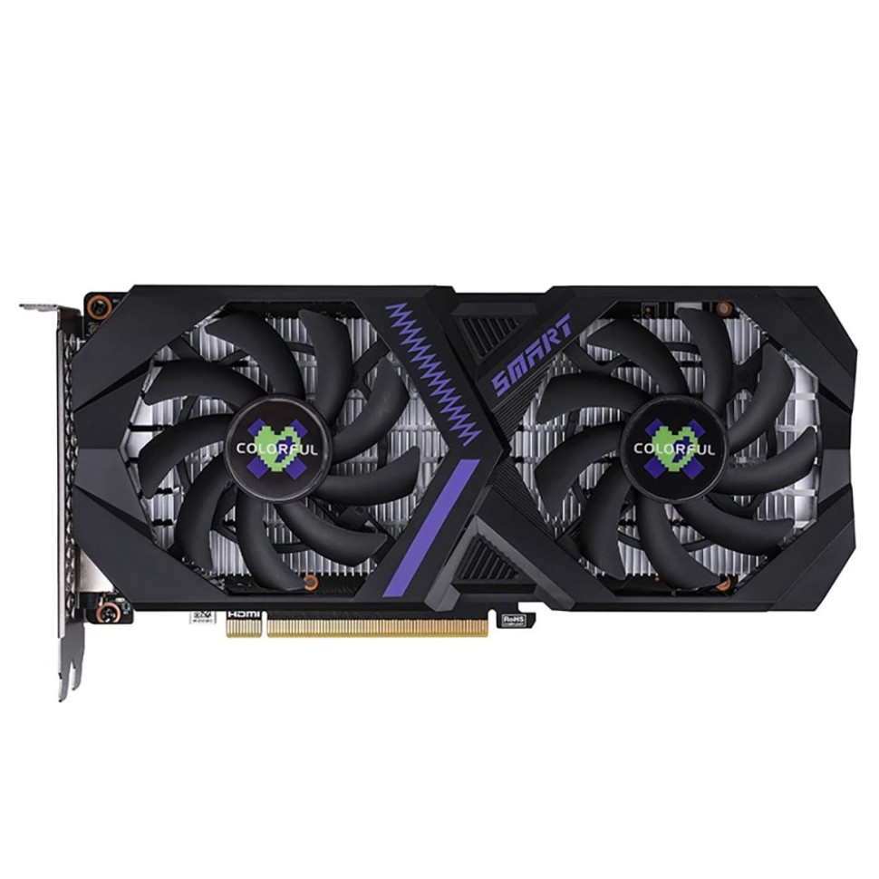 Видеокарта Colorful (RTX 3050 6GB-V) GeForce RTX 3050 6GB SMART