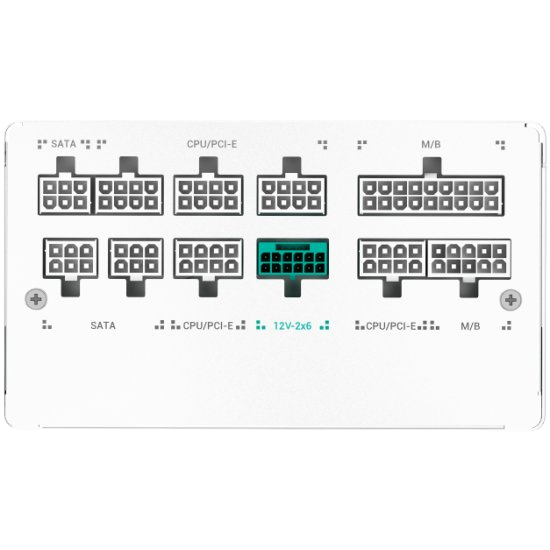 Блок питания Deepcool 850W PN850M White (R-PN850M-FC0W-WGEU) 16 Pin (PCIe 5.0 Connector Cable Details)