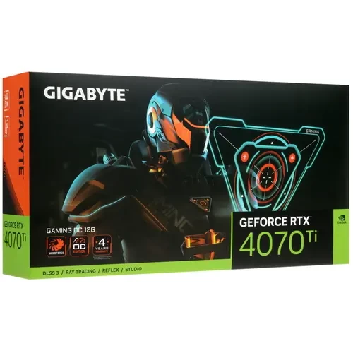 Видеокарта Gigabyte (GV-N407TGAMING OC-12GD) GeForce RTX 4070 Ti 12GB GAMING OC