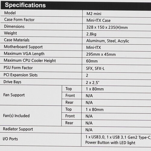 Компьютерный корпус Zalman M2 MINI SILVER