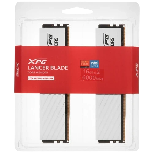 Оперативная память 32 Gb 6000 MHz ADATA XPG LANCER Blade (AX5U6000C3616G-DTLABWH)
