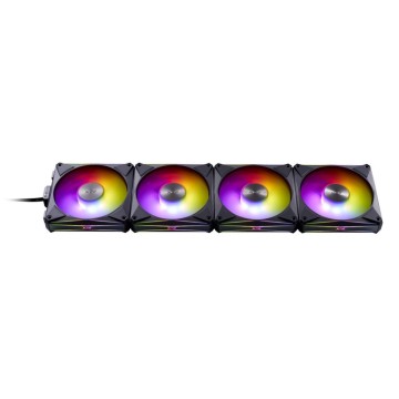 Комплект вентиляторов для корпуса ADATA XPG HURRICANE MAG 120 ARGB PWM Black (HURRICANEMAG120ARGBPWM4C-BKCWW) ( прямой и реверсный режим)