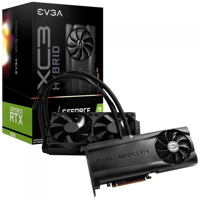 Видеокарта EVGA (24G-P5-3978-KR) GeForce RTX 3090 XC3 ULTRA HYBRID