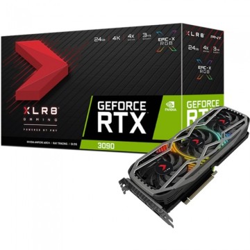 Видеокарта PNY (VCG309024TFXPPB) GeForce RTX 3090 24Gb XLR8 Gaming REVEL EPIC-X RGB Triple Fan Edition