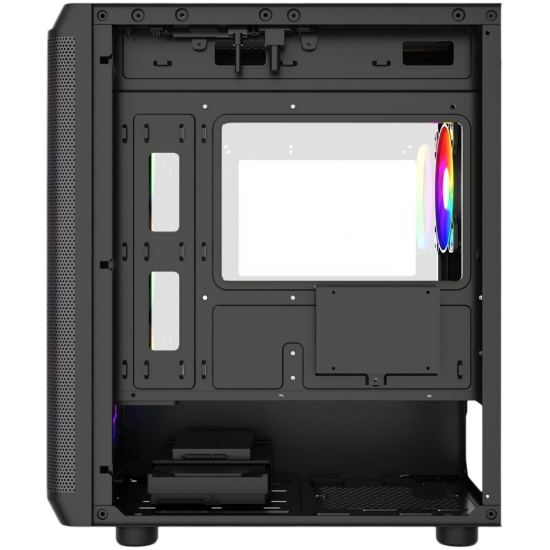 Компьютерный корпус Powercase Mistral Micro EM22 TG FRGB Black (CMMEM22B-L4)