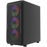 Компьютерный корпус Powercase Mistral Micro EM22 TG FRGB Black (CMMEM22B-L4)