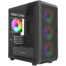 Компьютерный корпус Powercase Mistral Micro EM22 TG FRGB Black (CMMEM22B-L4)