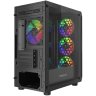 Компьютерный корпус Powercase Mistral Micro EM22 TG FRGB Black (CMMEM22B-L4)
