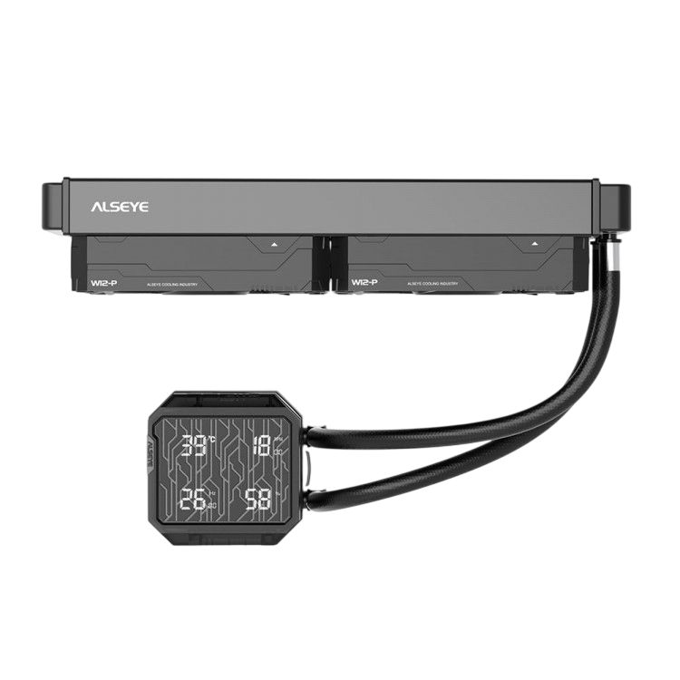 Система жидкостного охлаждения для процессора ALSEYE Q240 Plus Black (AS.02.11.0015)