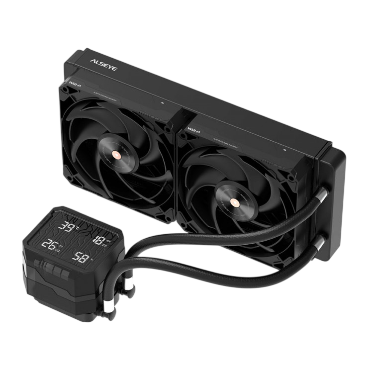 Система жидкостного охлаждения для процессора ALSEYE Q240 Plus Black (AS.02.11.0015)