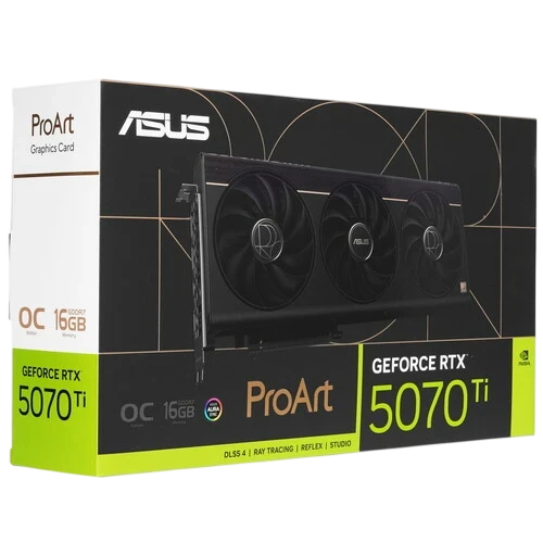 Видеокарта ASUS (PROART-RTX5070TI-O16G) GeForce RTX 5070 Ti 16GB PROART OC (90YV0NR0-M0NA00)