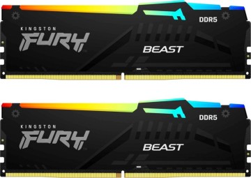 Оперативная память 32 Gb 4800 MHz Kingston FURY BEAST RGB (KF548C38BBAK2-32)