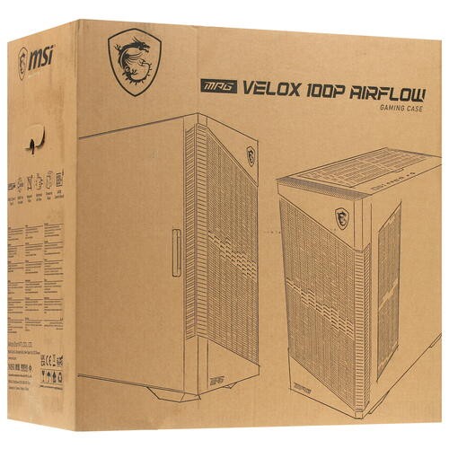 Компьютерный корпус MSI MPG VELOX 100P AIRFLOW ARGB TG 306-7G18P21-809
