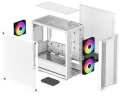 Компьютерный корпус Deepcool CC360 WH TG ARGB White