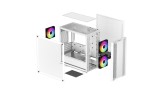 Компьютерный корпус Deepcool CC360 WH TG ARGB White