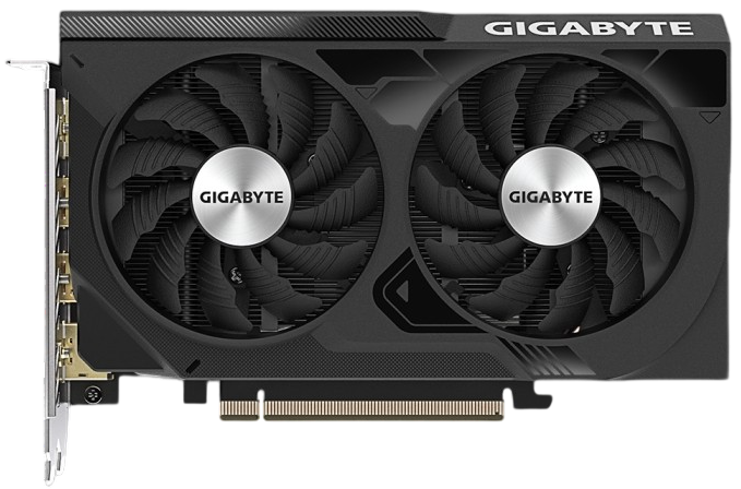 Видеокарта Gigabyte (GV-N4060WF2OC-8GD) GeForce RTX 4060 8GB WINDFORCE OC