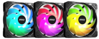 Комплект вентиляторов для корпуса MSI MAG MAX F12A-3 ARGB OE3-7G09F02-W57