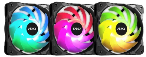 Комплект вентиляторов для корпуса MSI MAG MAX F12A-3 ARGB OE3-7G09F02-W57