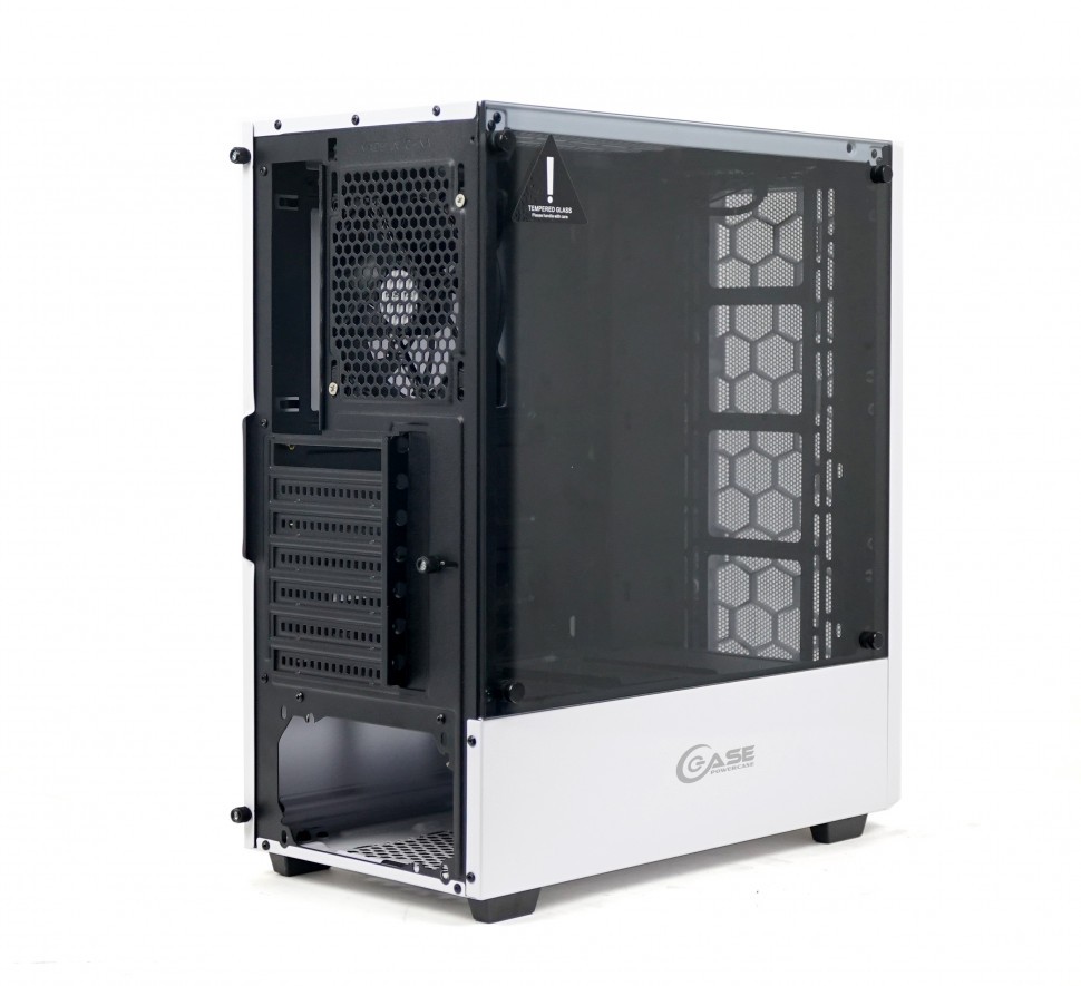 Компьютерный корпус Powercase ALISIO MESH M White