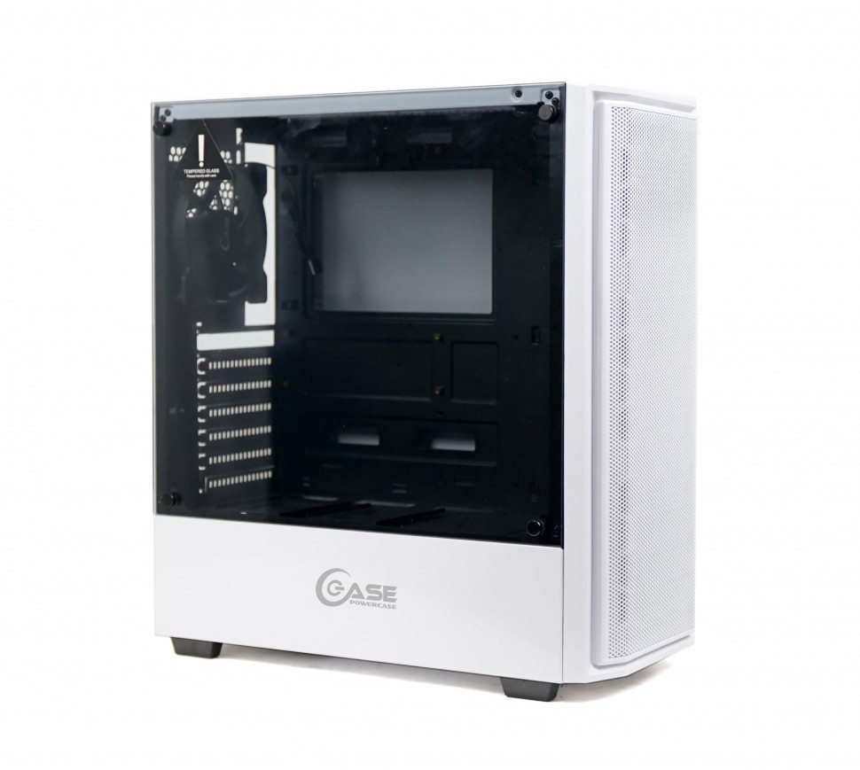 Компьютерный корпус Powercase ALISIO MESH M White