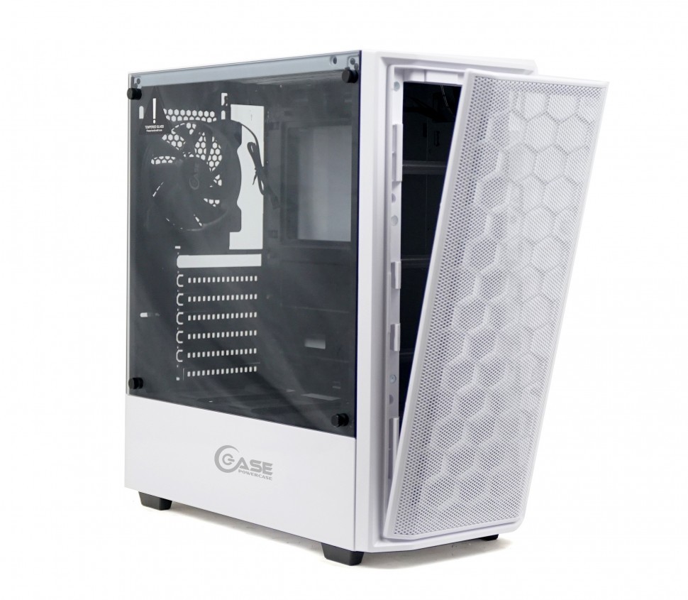 Компьютерный корпус Powercase ALISIO MESH M White