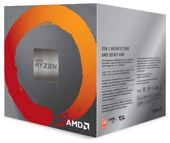 Процессор AMD Ryzen 7 3800X BOX 100-100000025BOX