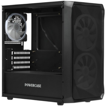 Компьютерный корпус Powercase MISTRAL Micro A3B TG ARGB Black CMMAB-A3