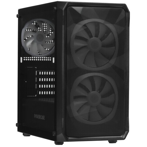 Компьютерный корпус Powercase MISTRAL Micro A3B TG ARGB Black CMMAB-A3