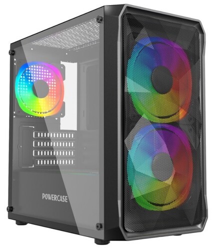 Компьютерный корпус Powercase MISTRAL Micro A3B TG ARGB Black CMMAB-A3