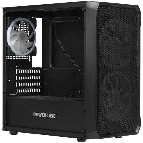 Компьютерный корпус Powercase MISTRAL Micro A3B TG ARGB Black CMMAB-A3