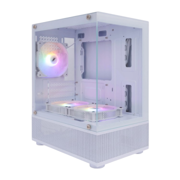 Компьютерный корпус 1STPLAYER MIKU Mi2-A LED White (Mi2-A-WH-2F1R-W-1F1-W)