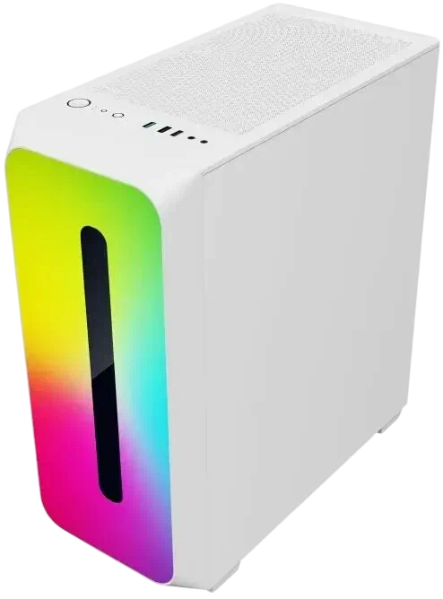 Компьютерный корпус ALSEYE RGB TG White (Colorful-W)