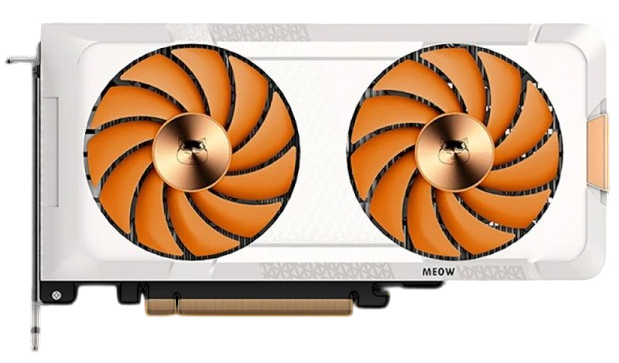 Видеокарта Colorful (RTX 4060 MEOW-ORG 8GB-V) GeForce RTX 4060 8GB MEOW Edition