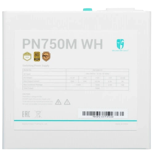 Блок питания Deepcool 750W PN750M White (R-PN750M-FC0W-WGEU) 16 Pin (PCIe 5.0 Connector Cable Details)