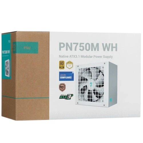 Блок питания Deepcool 750W PN750M White (R-PN750M-FC0W-WGEU) 16 Pin (PCIe 5.0 Connector Cable Details)