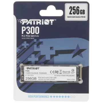 Твердотельный накопитель Patriot 256 Gb P300 (P300P256GM28)