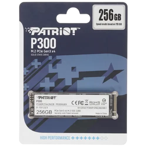 Твердотельный накопитель Patriot 256 Gb P300 (P300P256GM28)