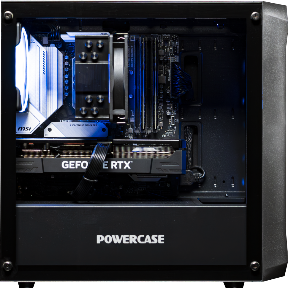 Игровой компьютер 28BIT Intel i5 12400F/RTX3050 8Gb/DDR4 16Gb/SSD 500Gb/500W